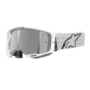 Alpinestars Vision 8 Corp White szemüveg tükrös lencsével Alacsony ár