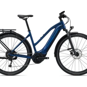 Végkiárusítás Giant Explore E+ 2D STA 25km/h 2022 női E-bike Metallic Navy XL