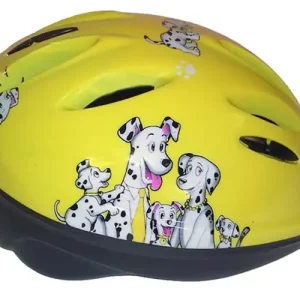 Mali dalmatás gyermek kerékpáros sisak [sárga, 50-56 cm (M)] Ajánlat