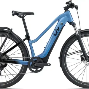 Végkiárusítás Giant Liv Amiti E+ 1 25km/h 2023 női E-bike Estoril Blue S