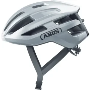 ABUS kerékpáros sport sisak Powerdome, In-Mold, gleam silver M (54-58 cm) Kedvezményes ár