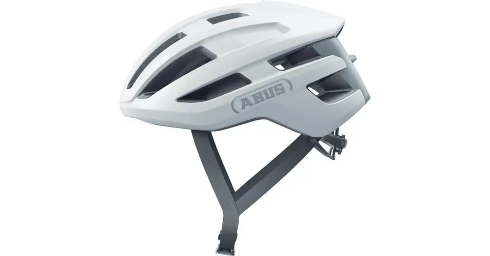 ABUS kerékpáros sport sisak Powerdome, In-Mold, polar white L (57-61 cm) Árengedmény
