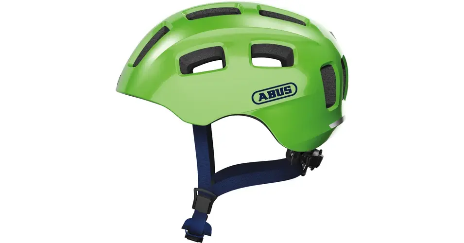 ABUS kerékpáros gyerek sisak Youn-I 2.0, In-Mold, sparkling green, S (48-54 cm) Expressz szállítás