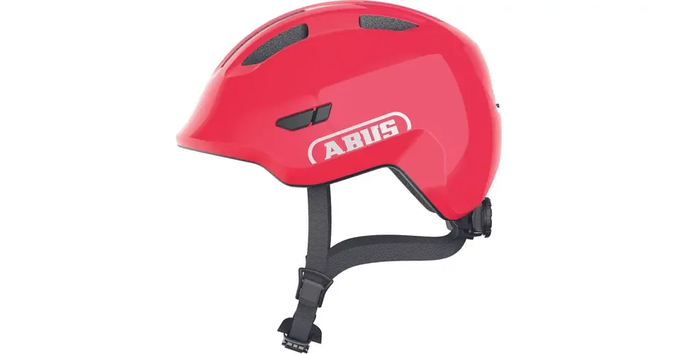 ABUS kerékpáros gyerek sisak Smiley 3.0, In-Mold, shiny red, M (50-55 cm) Csak ma