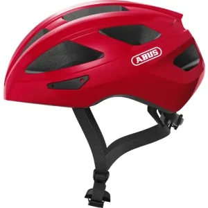 ABUS kerékpáros sport sisak Macator, In-Mold, blaze red, S (51-55 cm) Különleges ajánlat