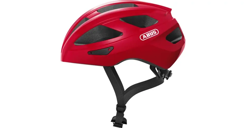 ABUS kerékpáros sport sisak Macator, In-Mold, blaze red, S (51-55 cm) Különleges ajánlat