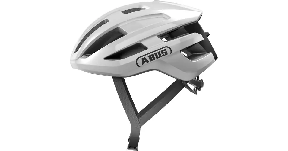 ABUS kerékpáros sport sisak Powerdome, In-Mold, shiny white, S (51-55 cm) Azonnal elérhető