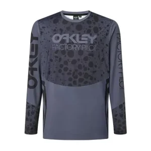 Biztonságos fizetés Oakley Maven RC hosszú ujjas mez szürke