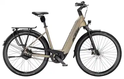 Árengedmény KTM Macina City 810 Belt Unisex 800Wh Elektromos Városi Kerékpár - Olive Pearl Matt - zöld