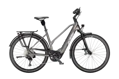 Korlátozott ajánlat KTM Macina Style 810 Di2 Lady 800Wh Elektromos Trekking Kerékpár - Machine Grey Matt - szürke