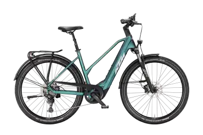 KTM Macina Gran 820 Lady 800Wh Elektromos Trekking Kerékpár - Green Purple Flip Matt - zöld Gyors szállítás