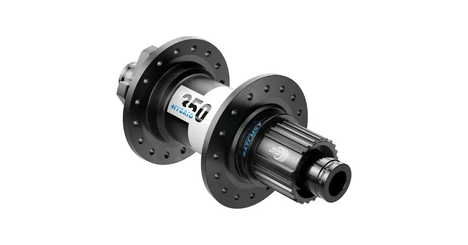 DT Swiss Agy DT Swiss 350 Hybrid hátsó disc 6 csavaros 148/12mm 32h fekete Microspline ÚJ Akciós ár