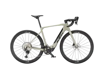 Gyors kiszállítás KTM Macina Gravelator SX Elite 400Wh Elektromos Gravel Kerékpár - Cargo Green Matt - zöld