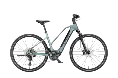 KTM Macina Cross SX Elite Lady 400Wh Elektromos Cross Trekking Kerékpár - Royal Teal Matt - kék Népszerű
