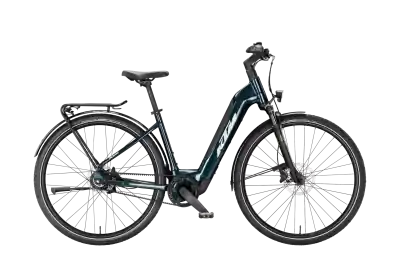 Biztonságos fizetés KTM Macina Superbelt SX Unisex 400Wh Elektromos Trekking Kerékpár - Dark Sea - kék